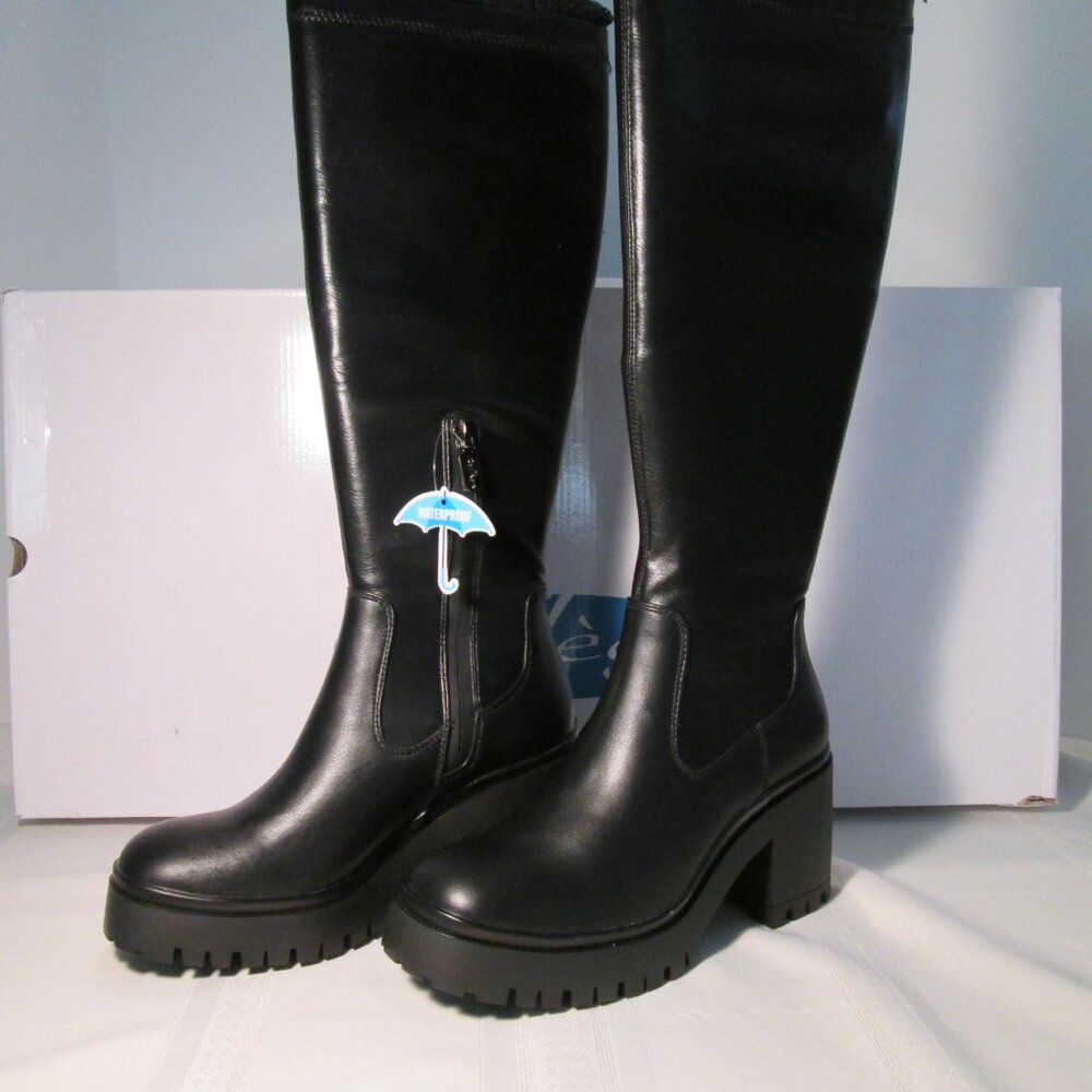 Aqua College Waterproof Ria Tall Stretch Boots Sz 6 NIB - Picture 2 of 13